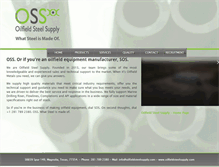 Tablet Screenshot of oilfieldsteelsupply.com